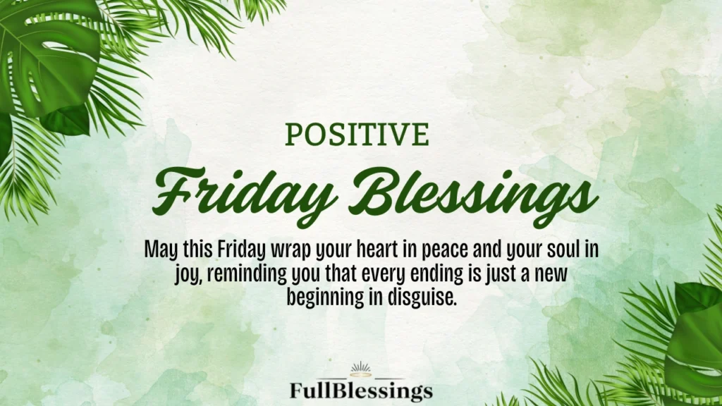 Friday Blessings