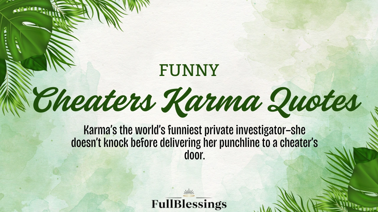 Cheaters Karma Quotes