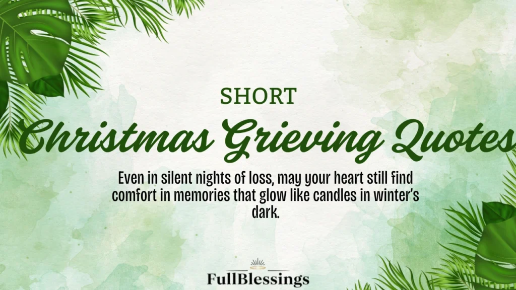 Christmas Grieving Quotes