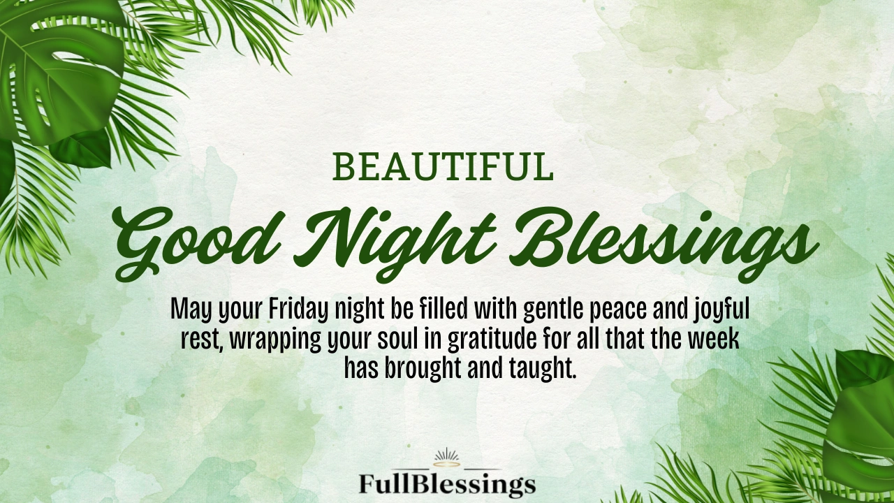 Good Night Blessings