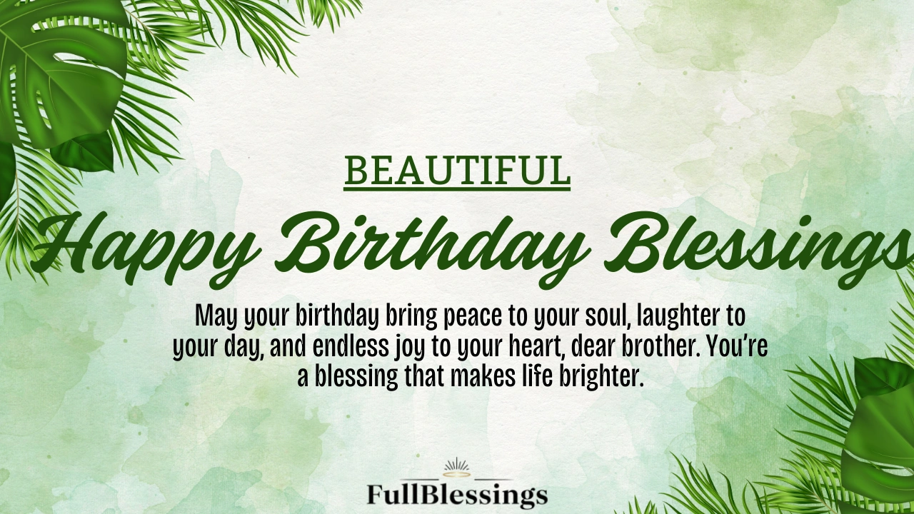 Happy Birthday Blessings