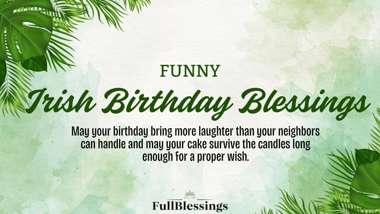 Irish Birthday Blessings