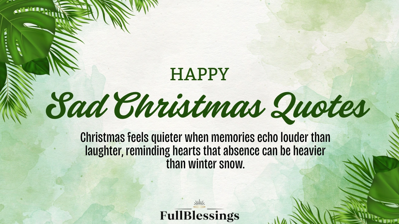 Sad Christmas Quotes