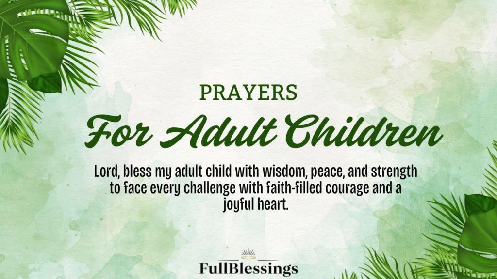 Prayers for Adult Children