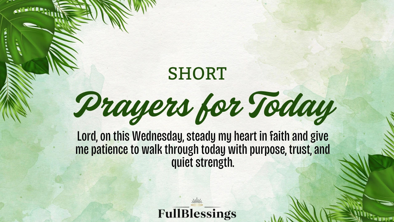 Prayers for Today